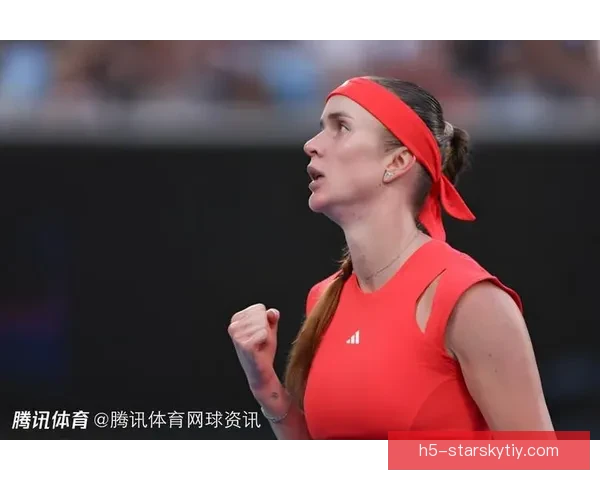 开年十连胜斯维托丽娜首进澳网四强